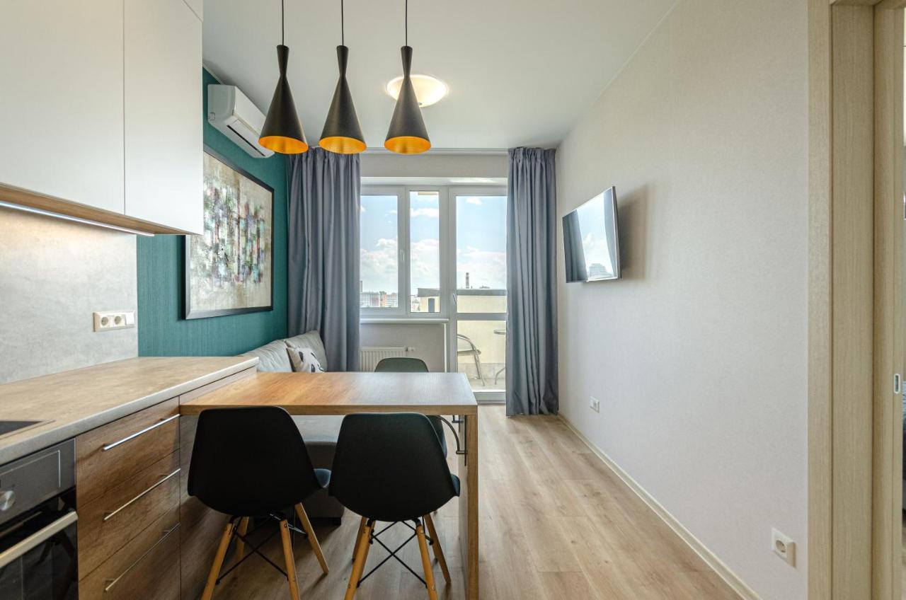 Petrovdom 5-25 In Cozy Apartment In Residential Complex "Beresteiskyi" キエフ エクステリア 写真