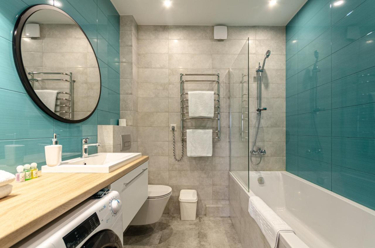 Petrovdom 5-25 In Cozy Apartment In Residential Complex "Beresteiskyi" キエフ エクステリア 写真